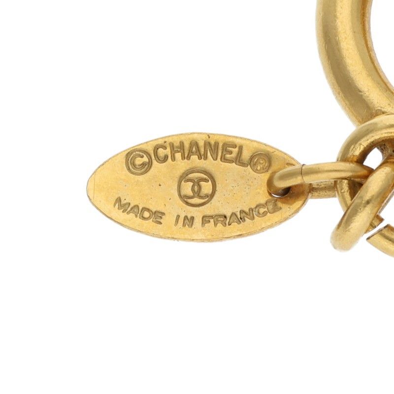 Chanel Lion Motif Fugold Necklace