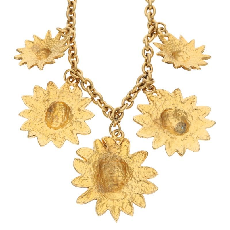 Chanel Lion Motif Fugold Necklace
