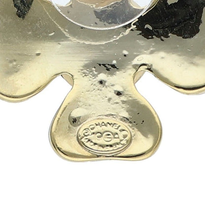Chanel Flower Motif CC Logo Earrings