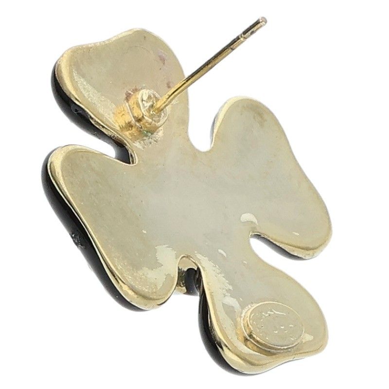 Chanel Flower Motif CC Logo Earrings