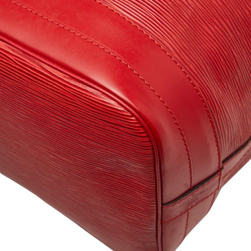 Louis Vuitton Epi Noe Shoulder Bag Castilian Red Leather