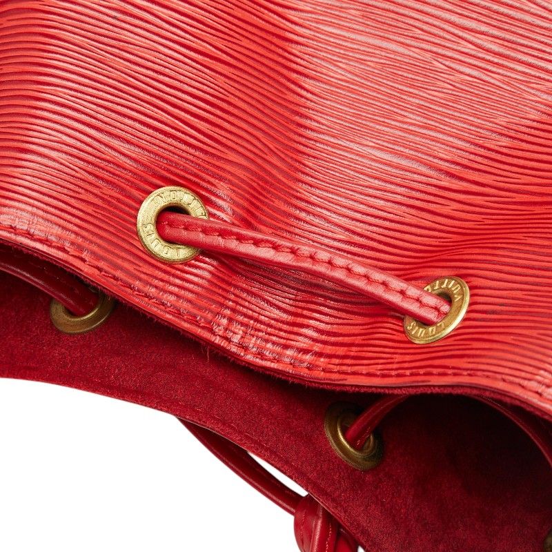 Louis Vuitton Epi Noe Shoulder Bag Castilian Red Leather