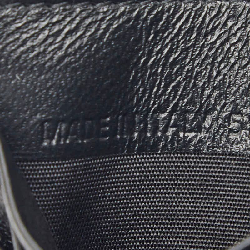 Balenciaga Logo Bifold Wallet Black Leather