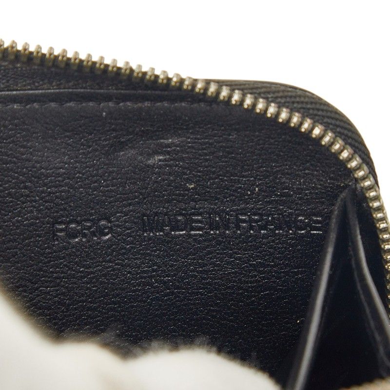 Cartier Happy Birthday Zip Around Wallet Black Patent Leather