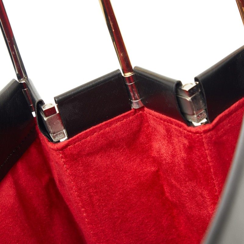Cartier Trinity Handbag Black Leather