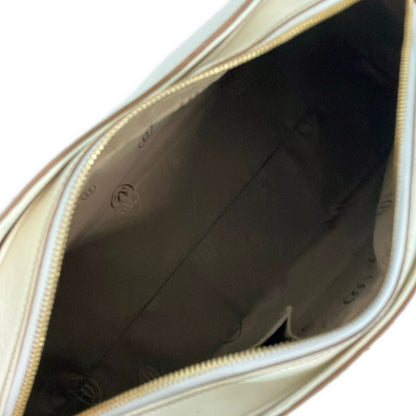 Cartier Handbag Marcello Ivory Perforated Leather