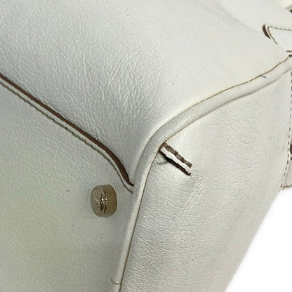 Cartier Handbag Marcello Ivory Perforated Leather