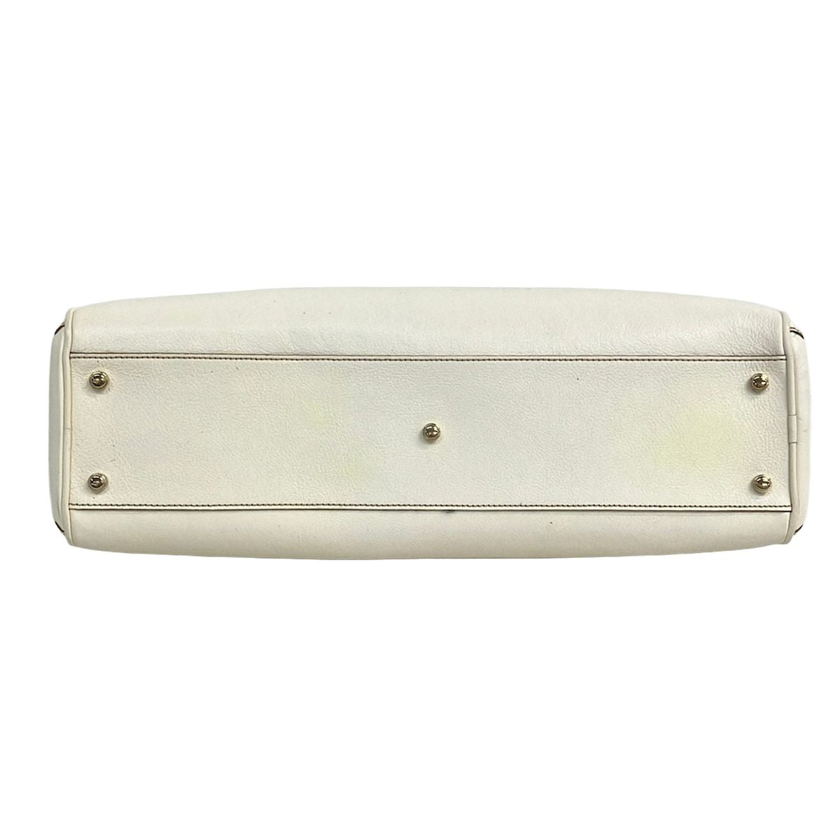 Cartier Handbag Marcello Ivory Perforated Leather