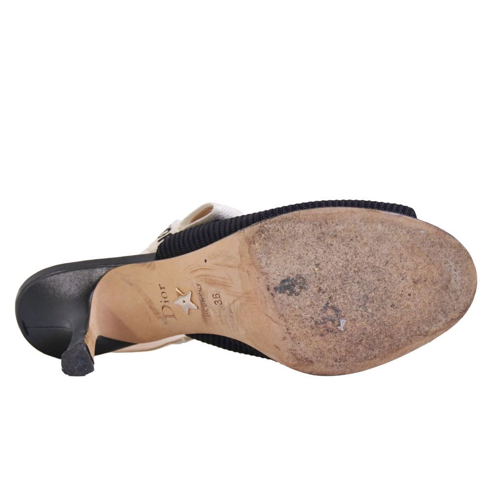 Dior Sandals Backst Black