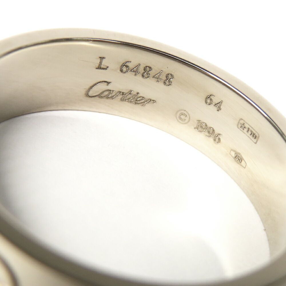 Cartier Love Ring 64 White Gold