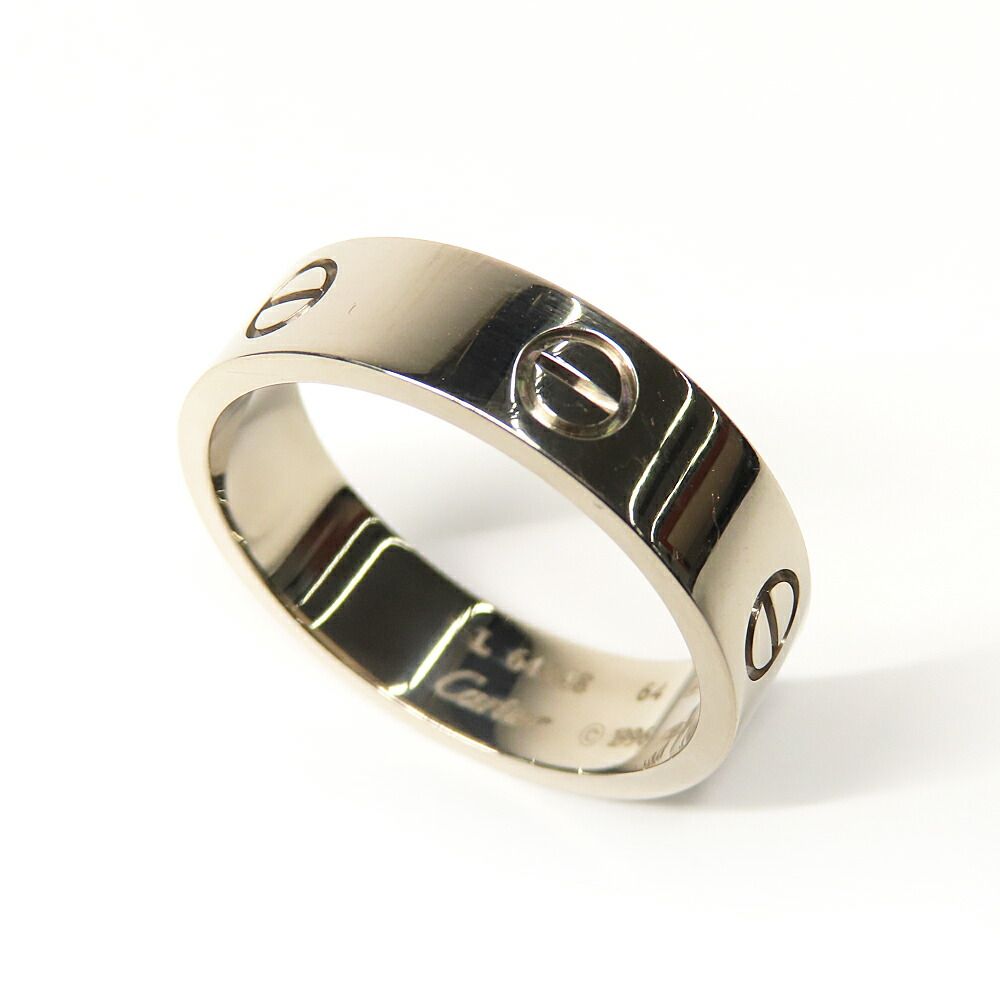 Cartier Love Ring 64 White Gold