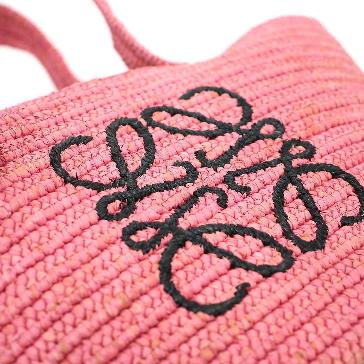 Loewe Elephant Basket Tote Pink
