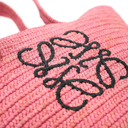 Loewe Elephant Basket Tote Pink