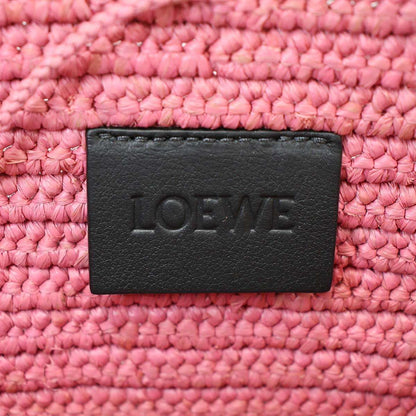 Loewe Elephant Basket Tote Pink