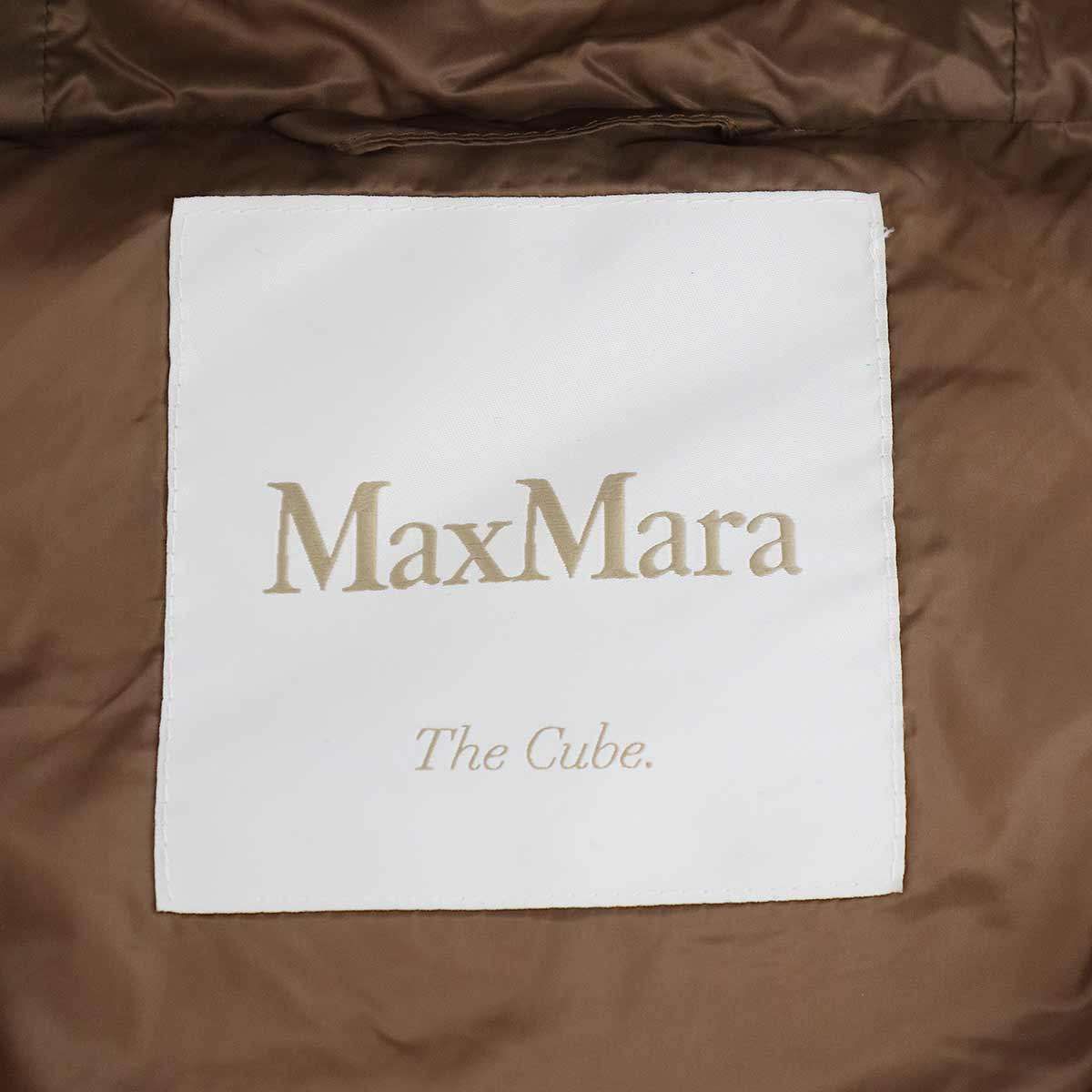 Max Mara Maxmara the Cube Tregil Noslee Budow Coat Brown 44