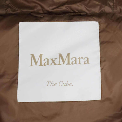 Max Mara Maxmara the Cube Tregil Noslee Budow Coat Brown 44