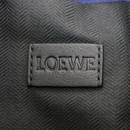 Loewe Dice Print Drawstring Pouch Navy Purple