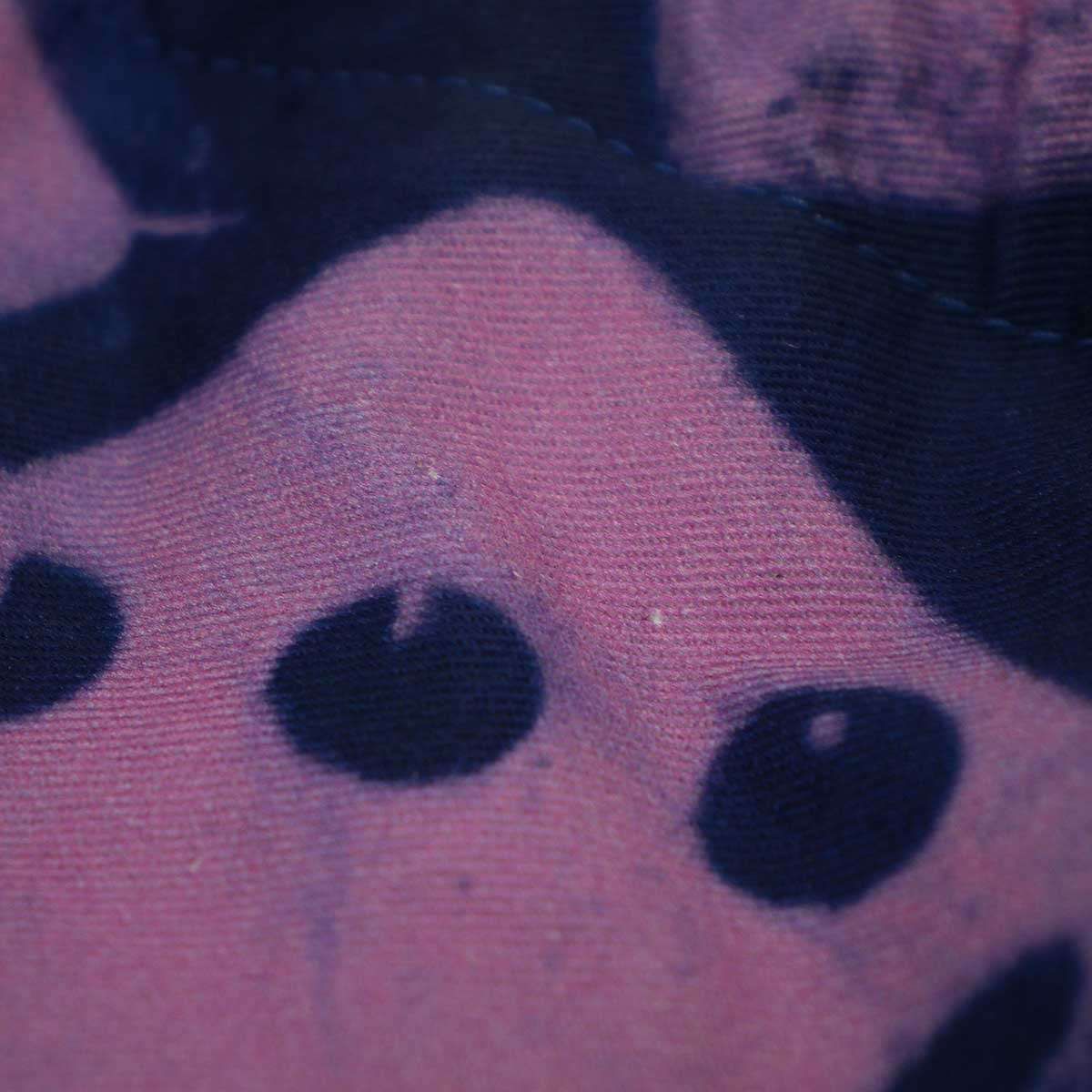 Loewe Dice Print Drawstring Pouch Navy Purple