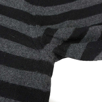 Dolce & Gabbana Embroidery Border Knit Sweater Black Gray 48