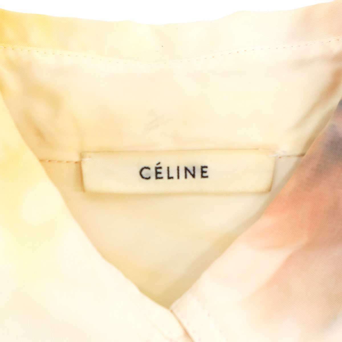 Celine by Phoebe Philo Resort Tie Dye Shirt Tie Dye Blouse 2 Mix 36