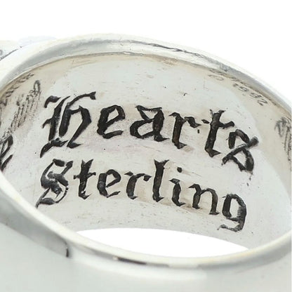 Chrome Hearts Flrl Crs Floral Cross Silver Ring