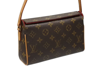 Louis Vuitton Handbag Recital Monogram Canvas Gold Brown — view 4