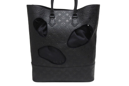 Louis Vuitton Comme Des Garcons Rei Kawakubo Tote Bag with Holes MM Monogram — view 2