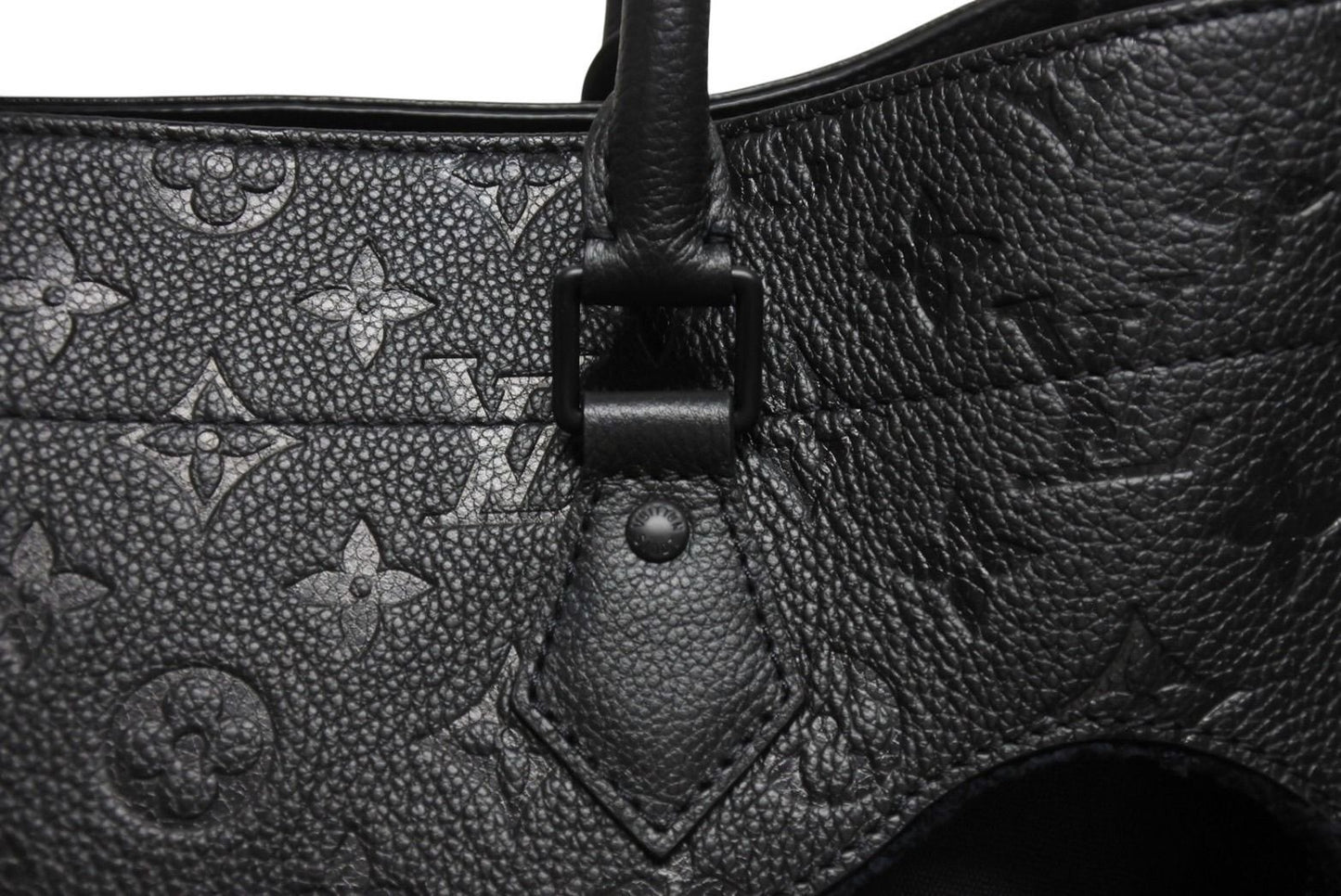 Louis Vuitton Comme Des Garcons Rei Kawakubo Tote Bag with Holes MM Monogram — view 5