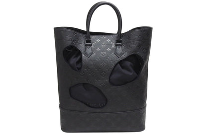 Louis Vuitton Comme Des Garcons Rei Kawakubo Tote Bag with Holes MM Monogram