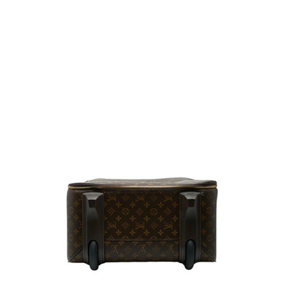 Louis Vuitton Monogram Pegase 65 Travel Bag Suit Case Brown Leather