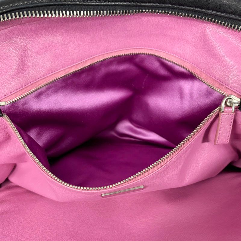 Prada Tote Business Black Lambskin