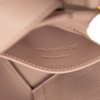 Saint Laurent YSL Logo Toy Cabas Shoulder Bag Pink Leather