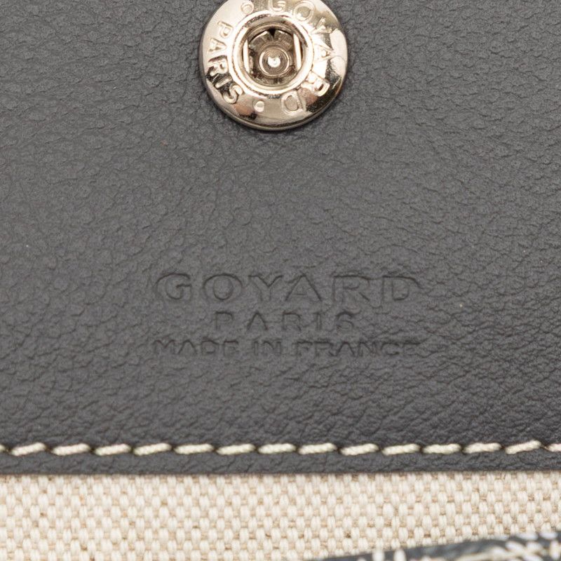 Goyard Saint Louis PM Tote Shoulder Bag Gray Leather