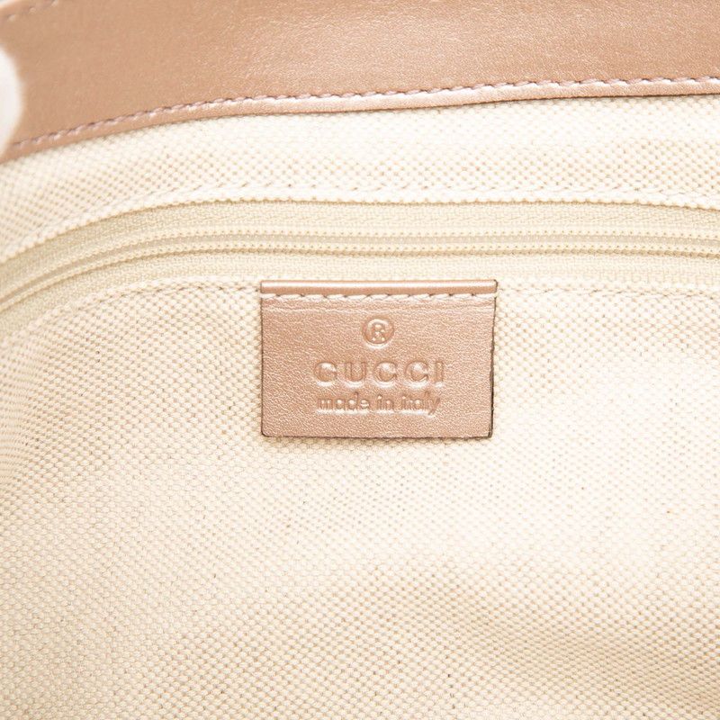 Gucci Micro Guccissima Ski GG Logo Crossbody Shoulder Bag Pink Leather