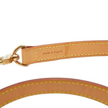 Louis Vuitton Shoulder Strap Beige Leather