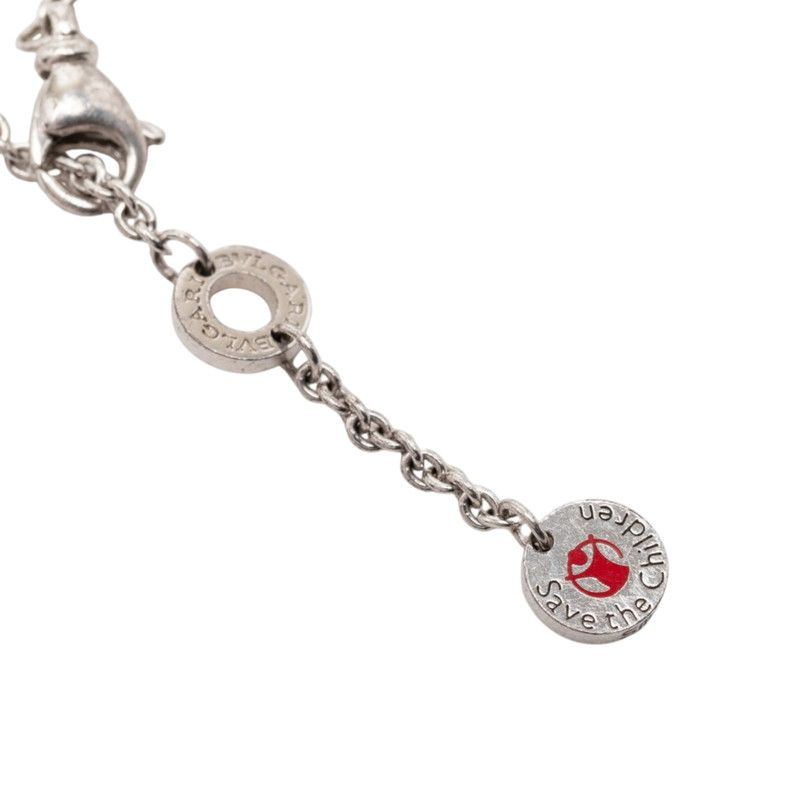 Bvlgari Se Bu the Children SM Bracelet Silver Black Ceramic