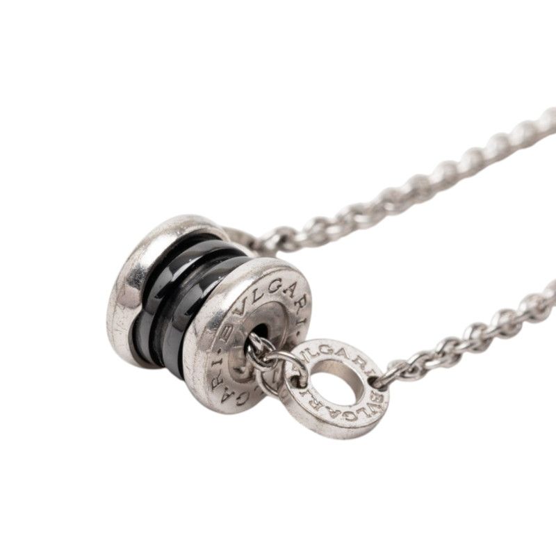 Bvlgari Se Bu the Children SM Bracelet Silver Black Ceramic