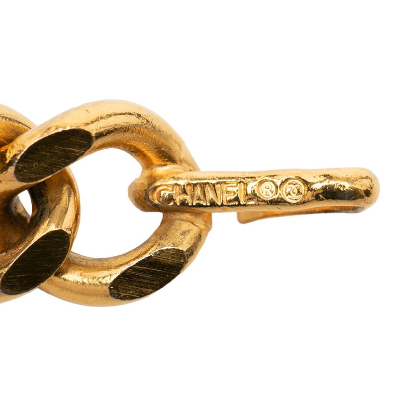 Chanel 31 Rue Cambon CC Logo Chain Belt Gold Plated