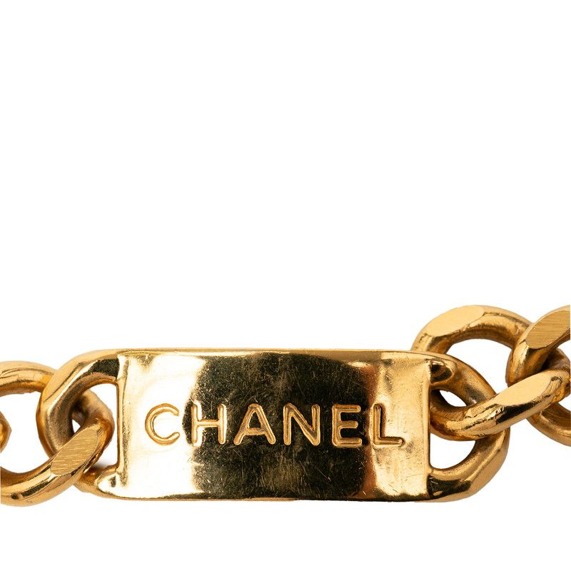 Chanel 31 Rue Cambon CC Logo Chain Belt Gold Plated
