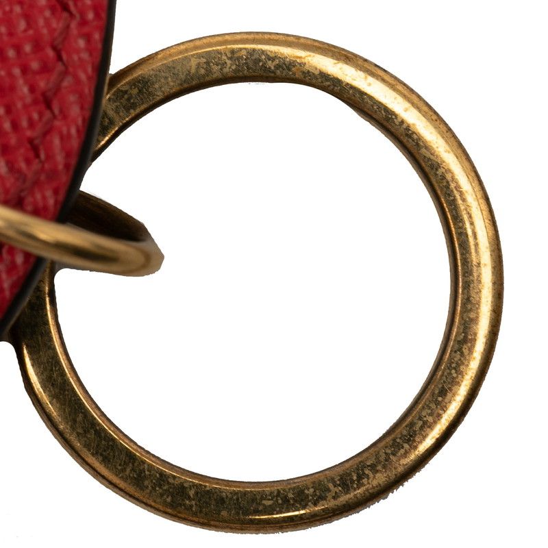 Louis Vuitton Yayoi Kusama Porte Cles Monogram Pumpkin Key Holder Charm Red