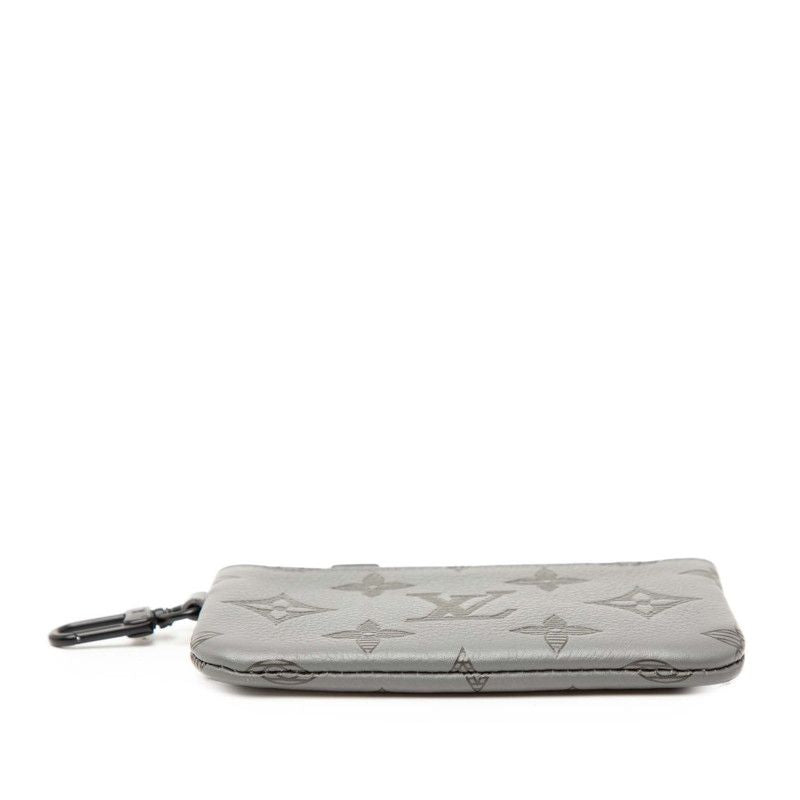 Louis Vuitton Monogram Shadow Duo Messenger Pouch Gray Leather