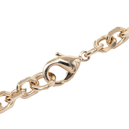 Chanel CC Logo Perfume Bottle Chain Pendant Necklace Gold Plated Faux Pearl