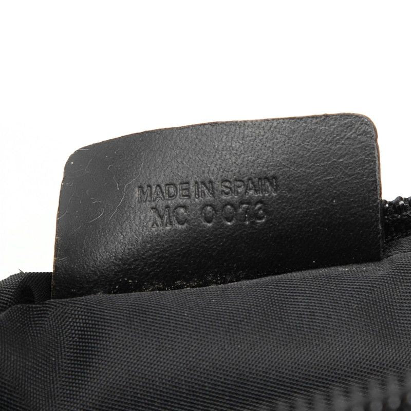 Dior Street Chic Trotter Handbag Black Leather Canvas