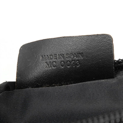 Dior Street Chic Trotter Handbag Black Leather Canvas