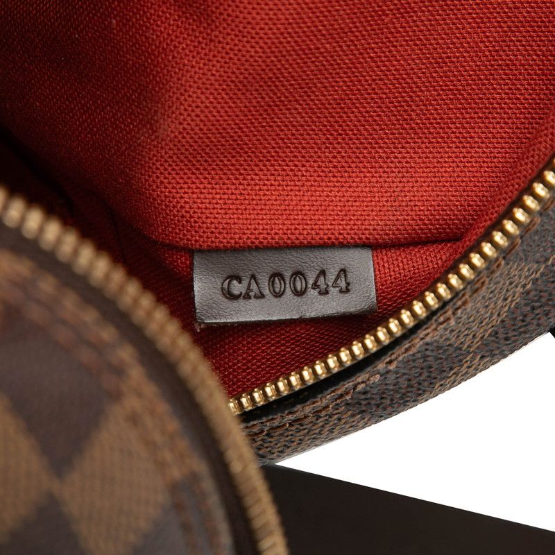 Louis Vuitton Damier Olaf MM Crossbody Shoulder Bag Brown Leather