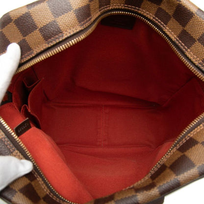 Louis Vuitton Damier Olaf MM Crossbody Shoulder Bag Brown Leather