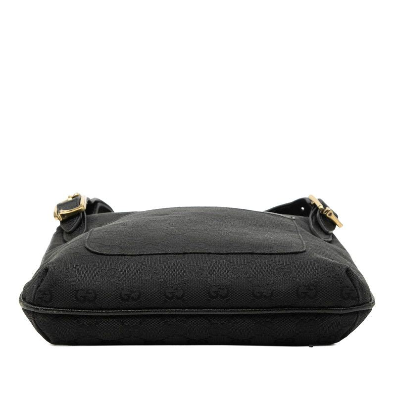 Gucci GG Canvas Crossbody Shoulder Bag Black