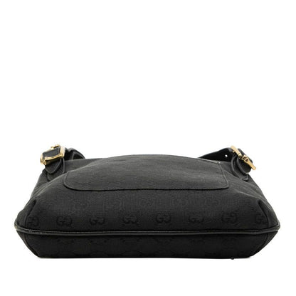 Gucci GG Canvas Crossbody Shoulder Bag Black