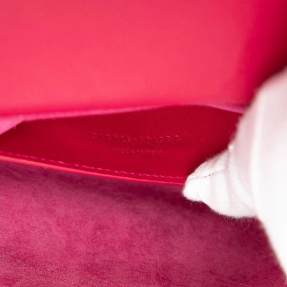 Saint Laurent Classic Lou Crossbody Shoulder Bag Red Leather