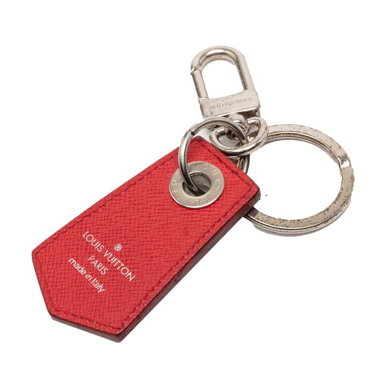 Louis Vuitton Damier LV Alps Porte Cles Small Echappe Key Ring Key Holder Red